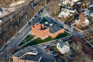 Westerly Armory - aerial